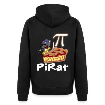 Rat Pirate Pie Rat Pirates Rats - Veste à capuche bio Premium Unisexe - noir - Dos - Nico (187cm)