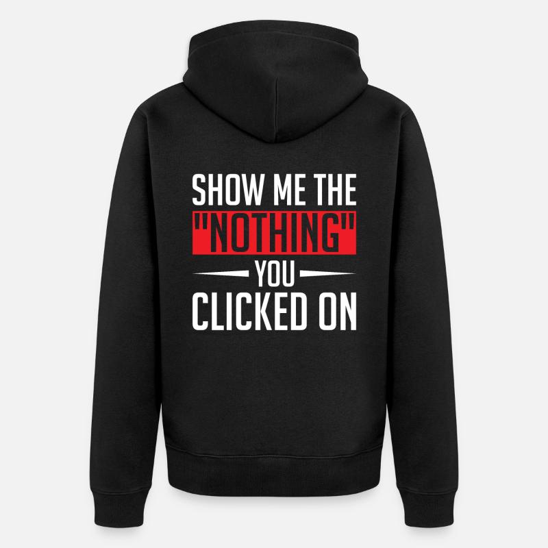 Cybersecurity Computer Security Cybersecurity - Unisex Premium Organic Zip Hoodie - black