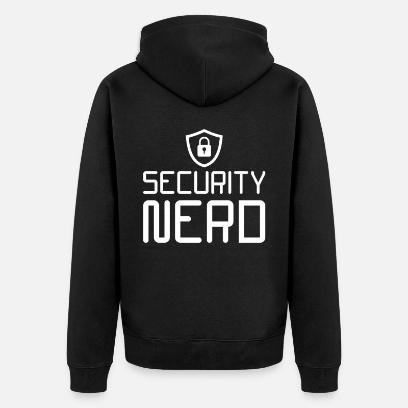 Cybersécurité Sécurité informatique Cybersécurité - Veste à capuche bio Premium Unisexe - noir