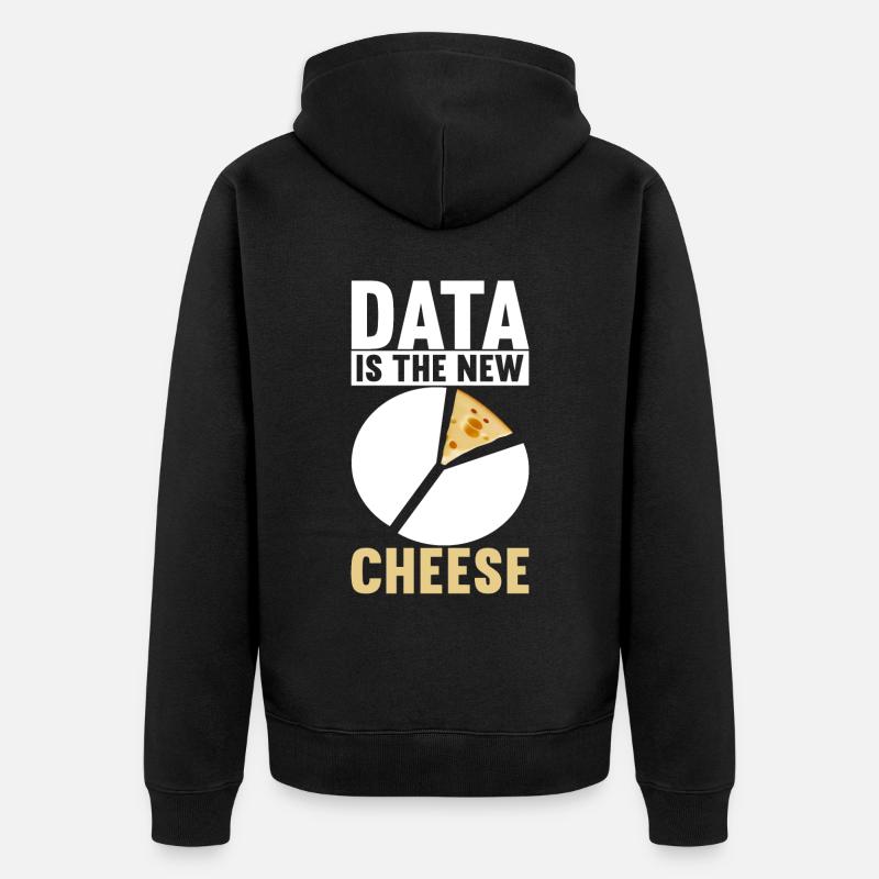 Data Scientist Data Analyst - Unisex Premium Organic Zip Hoodie - black
