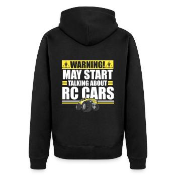 RC voiture télécommandée voiture de course - Veste à capuche bio Premium Unisexe - noir - Dos - Nico (187cm)