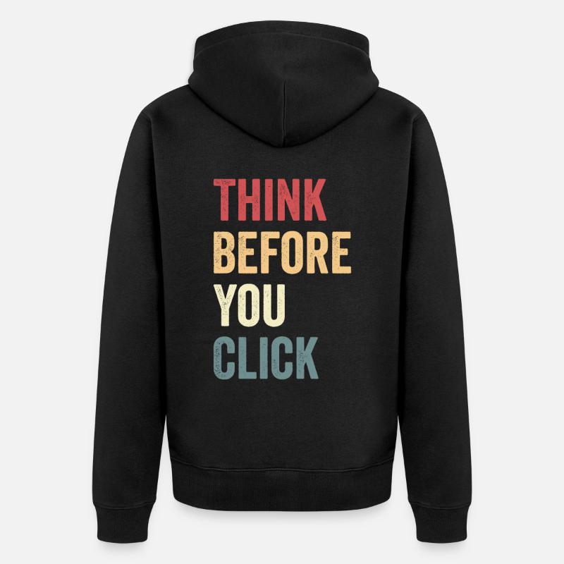 Cybersecurity Computer Security Cybersecurity - Unisex Premium Organic Zip Hoodie - black