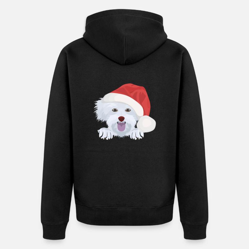 Malteser Joyeux Noël - Veste à capuche bio Premium Unisexe - noir