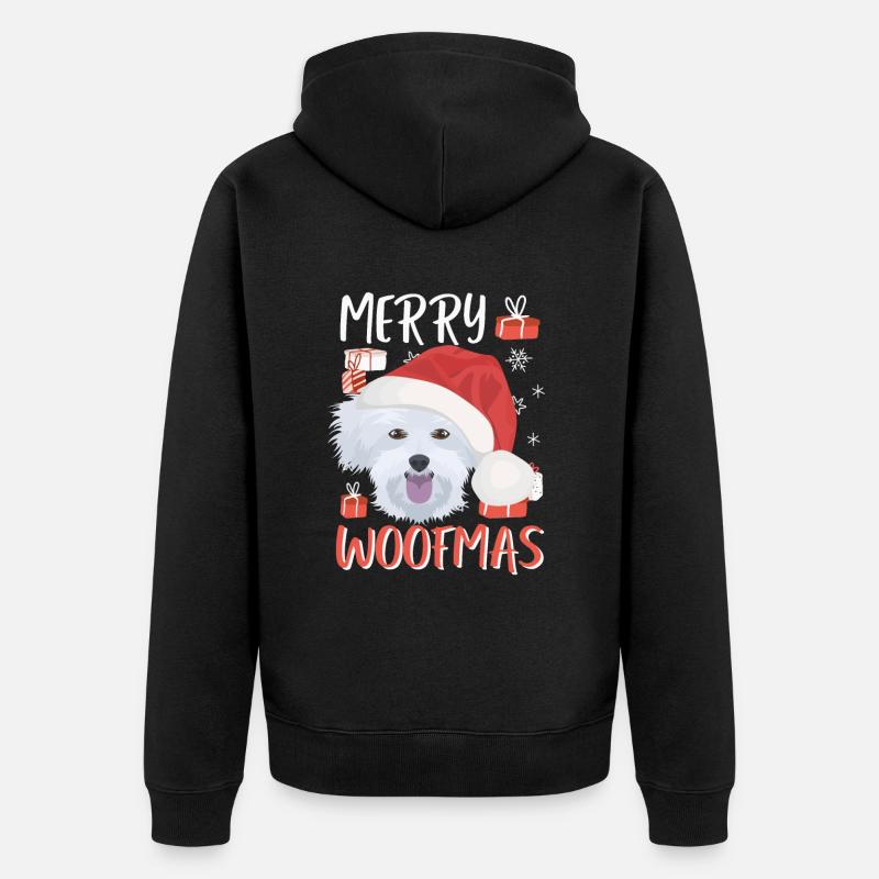 Malteser Joyeux Noël - Veste à capuche bio Premium Unisexe - noir