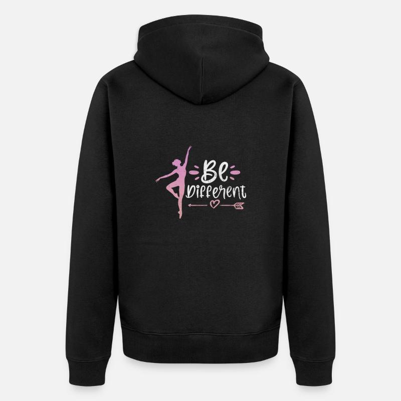 Ballet - Veste à capuche bio Premium Unisexe - noir