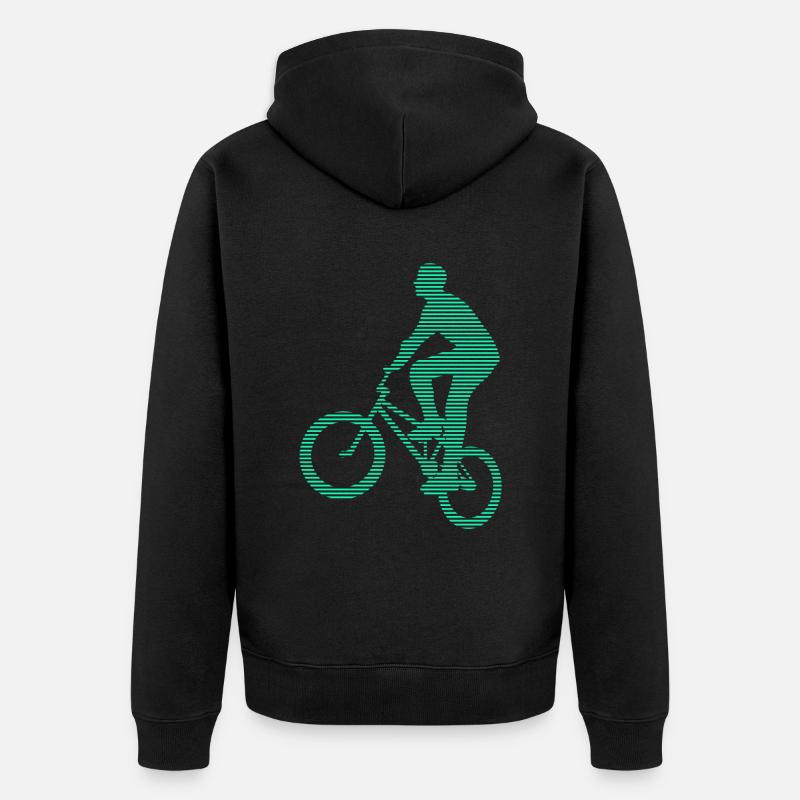 Le BMX - Veste à capuche bio Premium Unisexe - noir