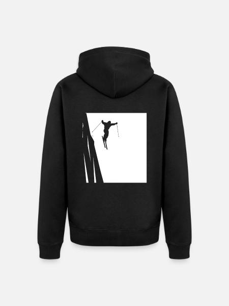 Ski - (28) - Veste à capuche bio Premium Unisexe - noir