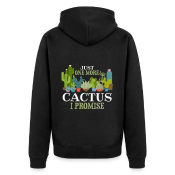 Juste un Katkus de plus je le promets - Veste à capuche bio Premium Unisexe - noir - Dos - Nico (187cm)