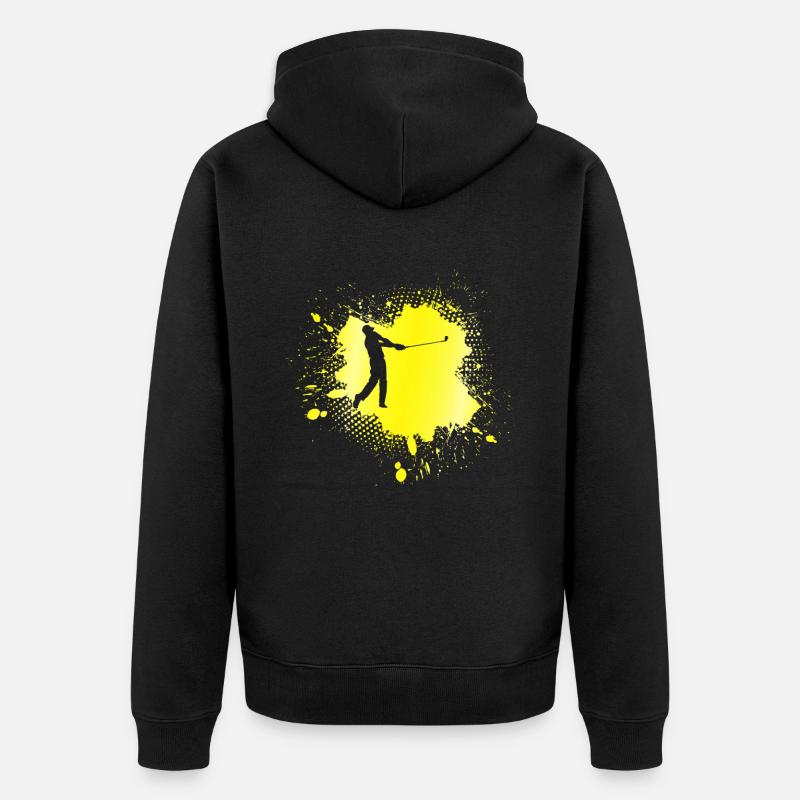 Golfe - Veste à capuche bio Premium Unisexe - noir