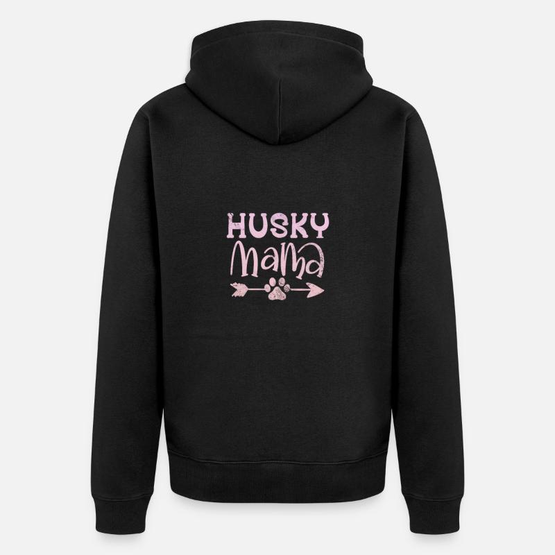 Rauque - Veste à capuche bio Premium Unisexe - noir