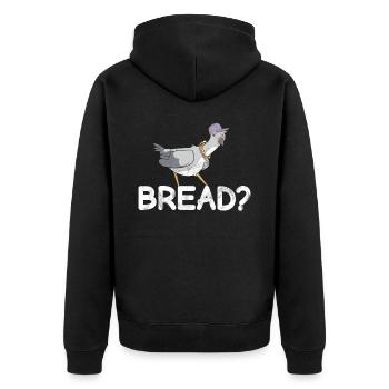 Drôle de pigeon Fancier & Pigeons Whisperer Pigeon voyageur - Veste à capuche bio Premium Unisexe - noir - Dos - Nico (187cm)