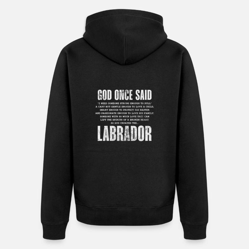 Labrador - Veste à capuche bio Premium Unisexe - noir