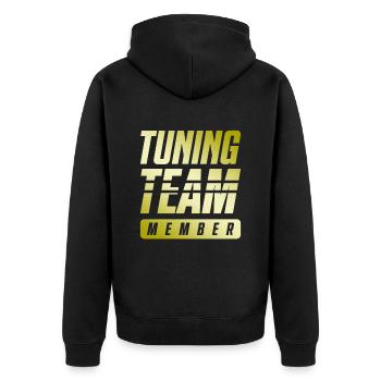 Équipe de tuning - Veste à capuche bio Premium Unisexe - noir - Dos - Nico (187cm)
