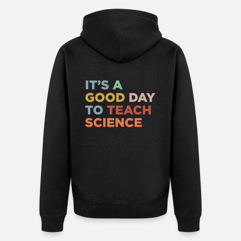 Enseigner les professeurs de sciences - Veste à capuche bio Premium Unisexe - noir