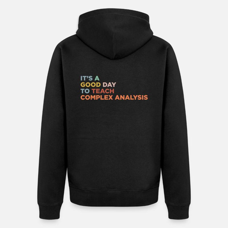 Enseigner l’analyse complexe aux enseignants - Veste à capuche bio Premium Unisexe - noir