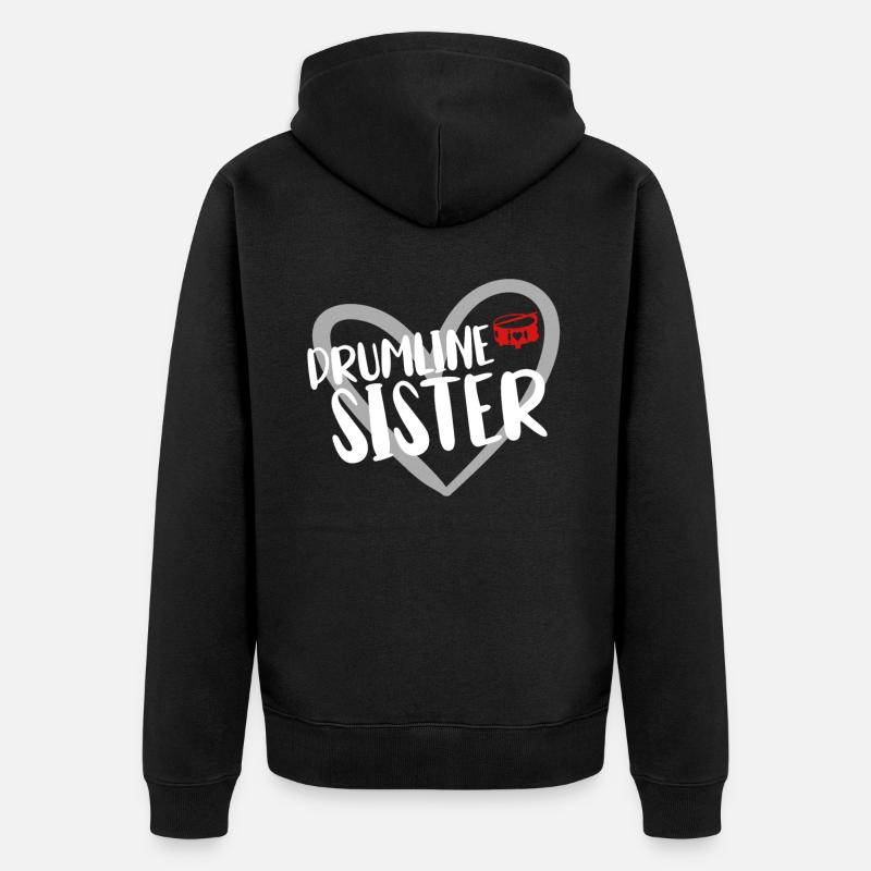 Drumline Drum Cadeau - Veste à capuche bio Premium Unisexe - noir