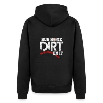 Softball - Veste à capuche bio Premium Unisexe - noir - Dos - Nico (187cm)