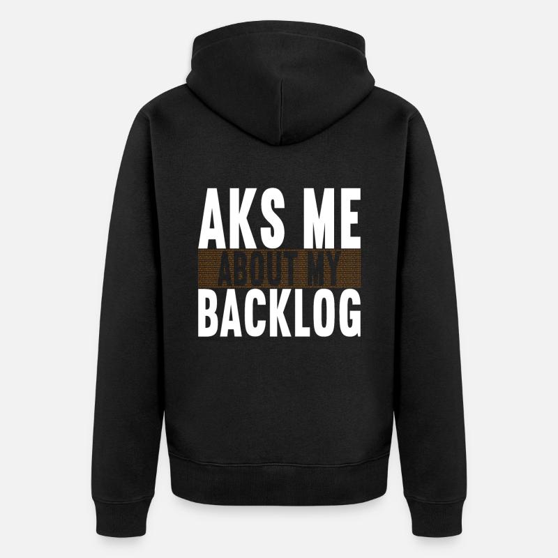 Programmierer Informatiker - Unisex Premium Bio Zip Hoodie - Schwarz