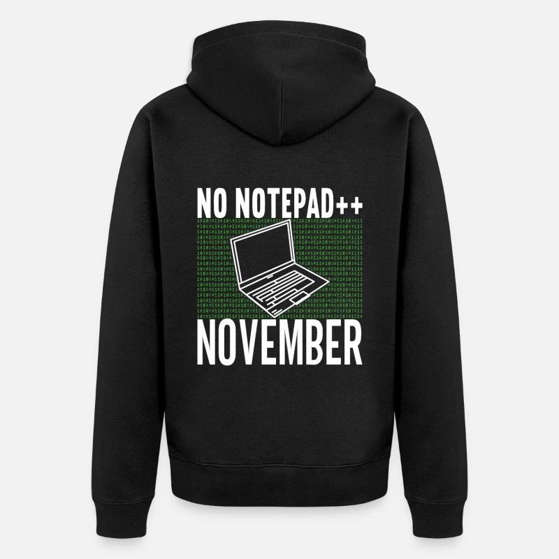 Programmer Computer Scientist - Unisex Premium Organic Zip Hoodie - black