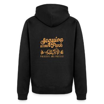 California USA Holidays America Cadeau - Veste à capuche bio Premium Unisexe - noir - Dos - Nico (187cm)