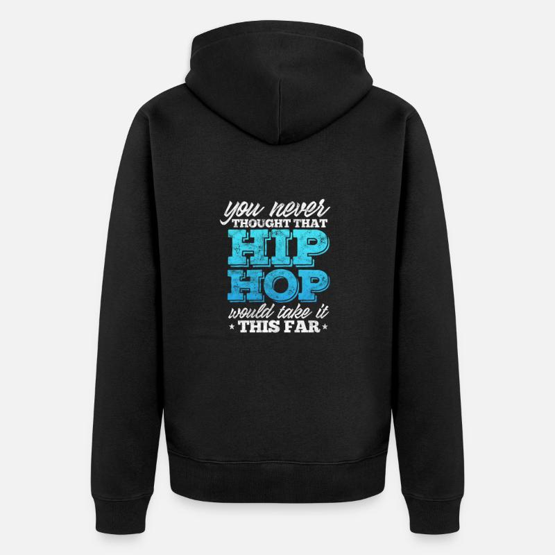 Hip-hop - Veste à capuche bio Premium Unisexe - noir