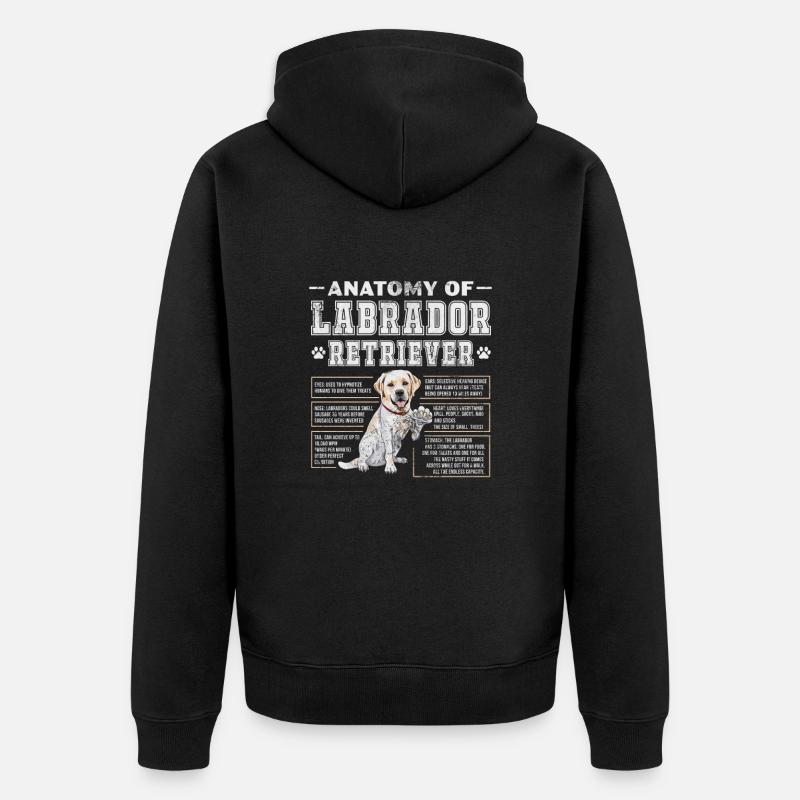 Labrador - Veste à capuche bio Premium Unisexe - noir