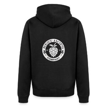 Vintage Beer Brewing Beer Hops - Veste à capuche bio Premium Unisexe - noir - Dos - Nico (187cm)