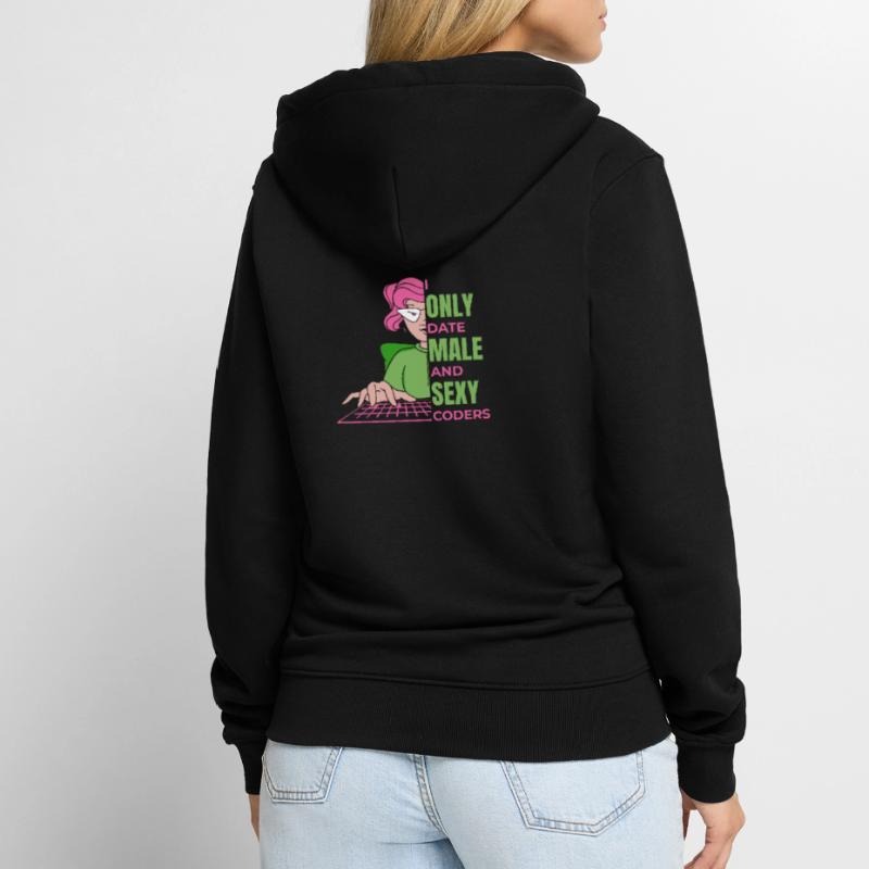 Developer Coder Programmer Humor Unisex Premium Organic Zip Hoodie