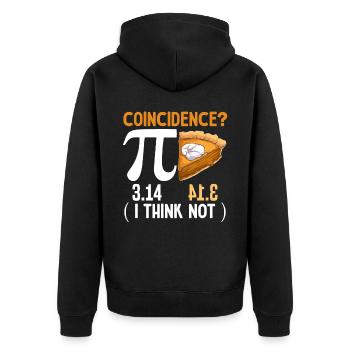 Professeur de mathématiques Math Professeur de Mathématicien Pi Day - Veste à capuche bio Premium Unisexe - noir - Dos - Nico (187cm)
