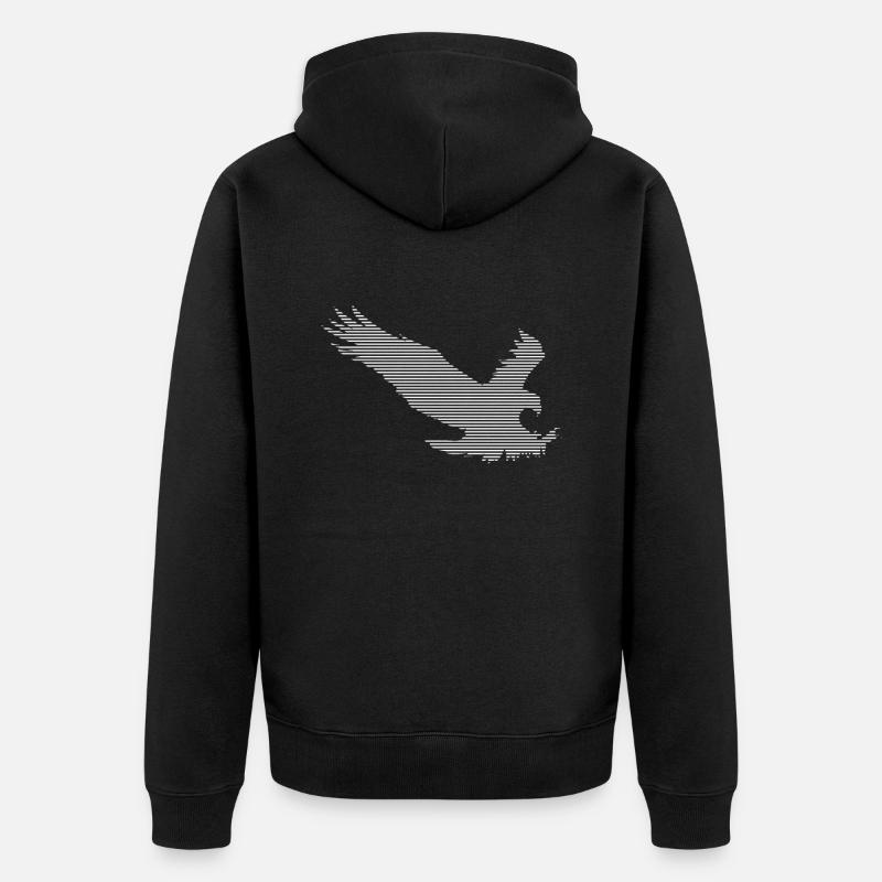 Aigle - Veste à capuche bio Premium Unisexe - noir