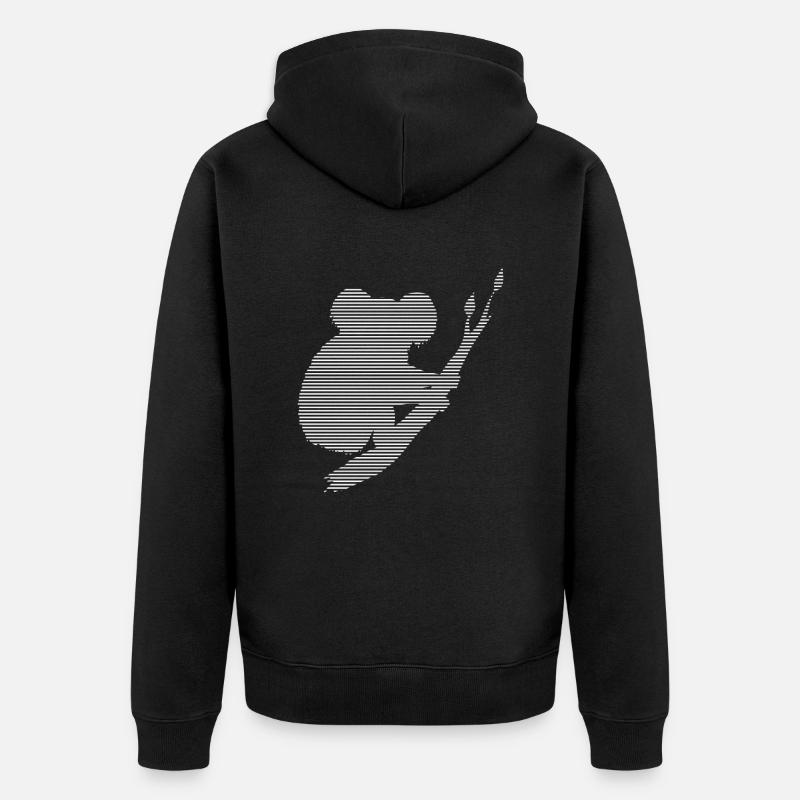 Koala - Veste à capuche bio Premium Unisexe - noir