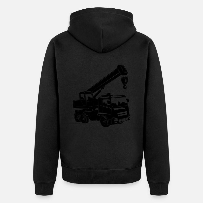 Grutier - Veste à capuche bio Premium Unisexe - noir