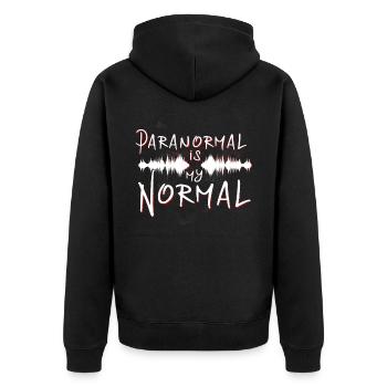 Ghost Hunter, compteur EMF, caméra thermique - Veste à capuche bio Premium Unisexe - noir - Dos - Nico (187cm)