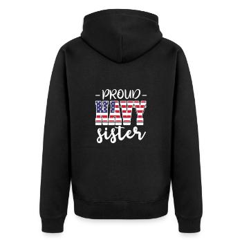 Soeur - Veste à capuche bio Premium Unisexe - noir - Dos - Nico (187cm)