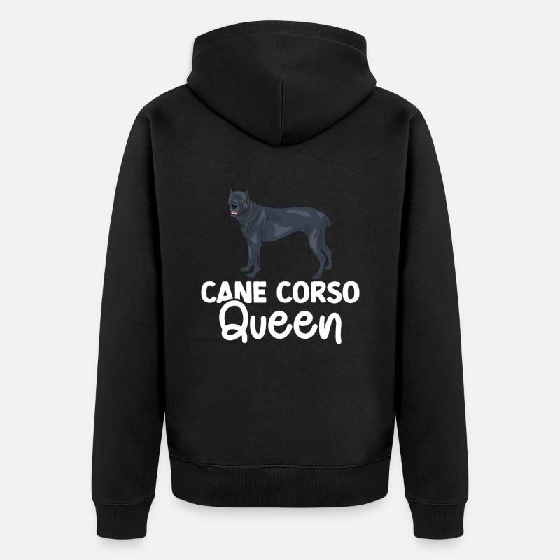 Cane Corso - Unisex Premium Bio Zip Hoodie - Schwarz