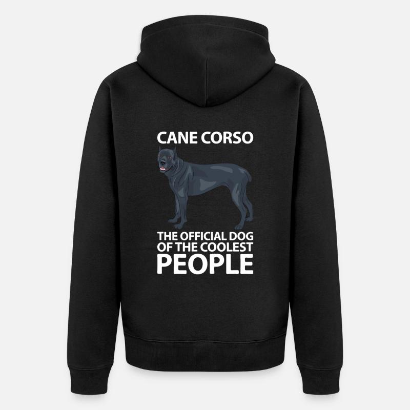 Cane corso - Veste à capuche bio Premium Unisexe - noir