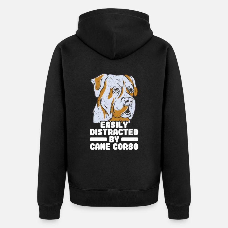 Cane corso - Veste à capuche bio Premium Unisexe - noir