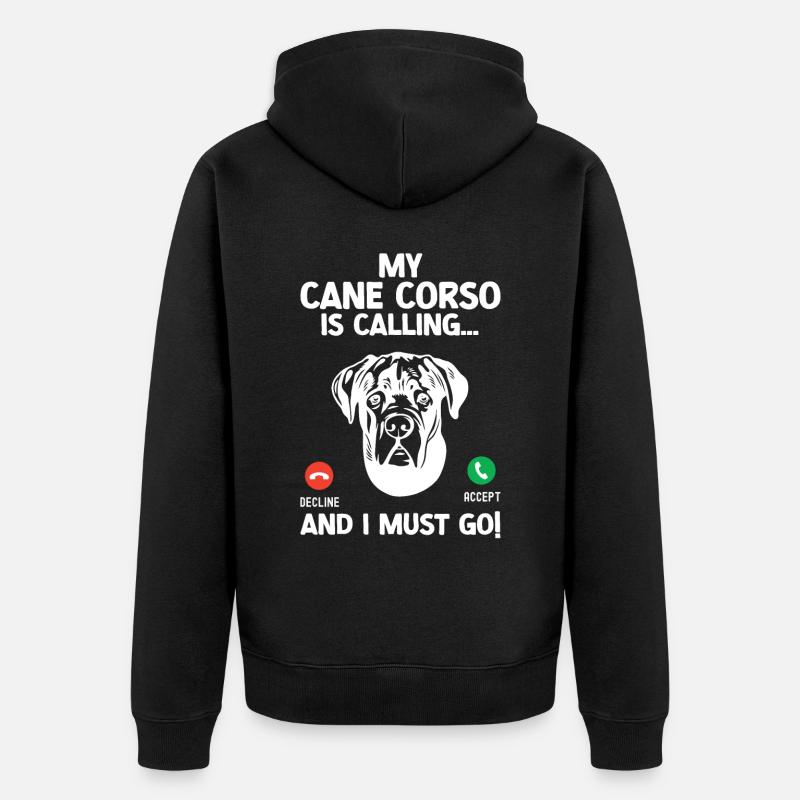 Cane corso - Veste à capuche bio Premium Unisexe - noir
