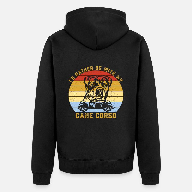 Chien de jeu - Veste à capuche bio Premium Unisexe - noir