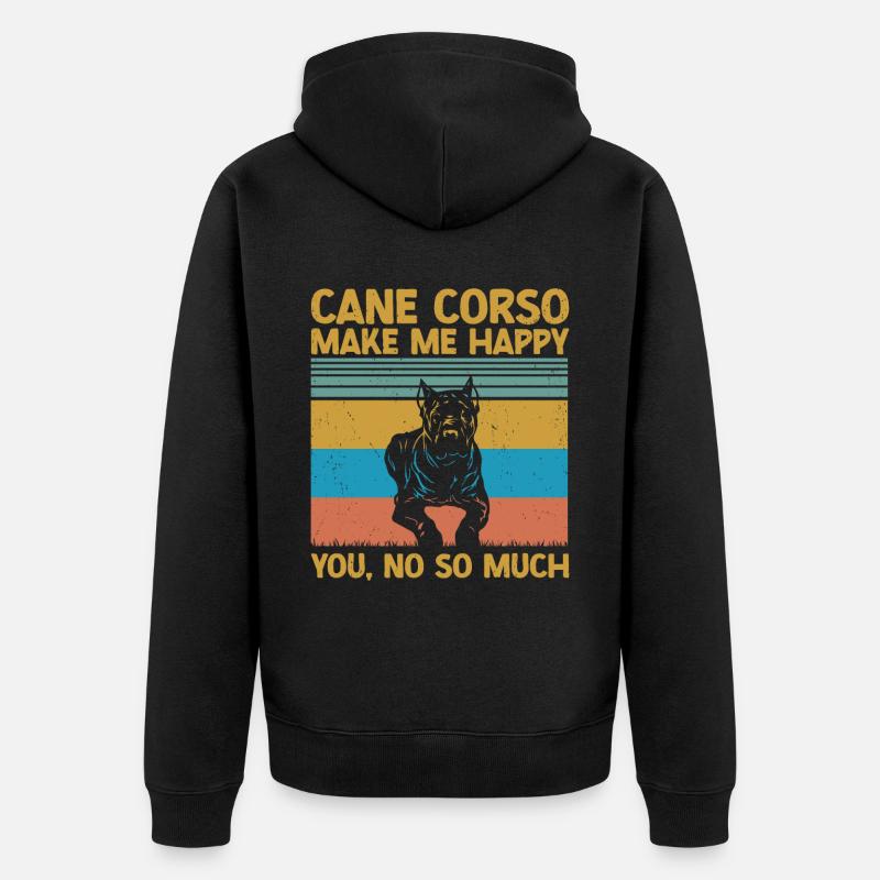 Cane corso - Veste à capuche bio Premium Unisexe - noir