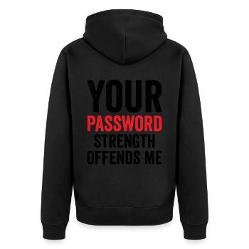 Cybersécurité Sécurité informatique Cybersécurité - Veste à capuche bio Premium Unisexe - noir - Dos - Nico (187cm)