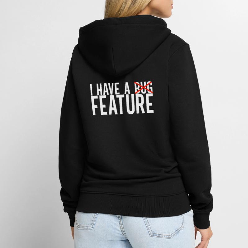 Programmierer Informatiker Unisex Premium Bio Zip Hoodie