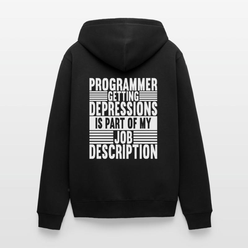 Programmierer Informatiker Unisex Premium Bio Zip Hoodie