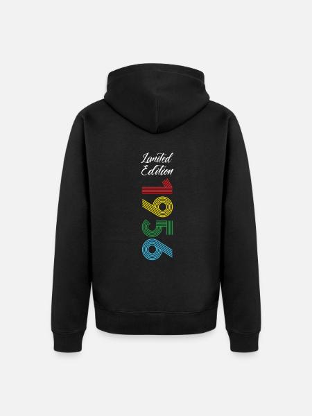 Limited Edition 1956 - Unisex Premium Organic Zip Hoodie - black