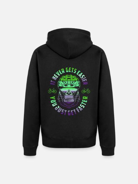 Untitled Project 60 - Unisex Premium Organic Zip Hoodie - black