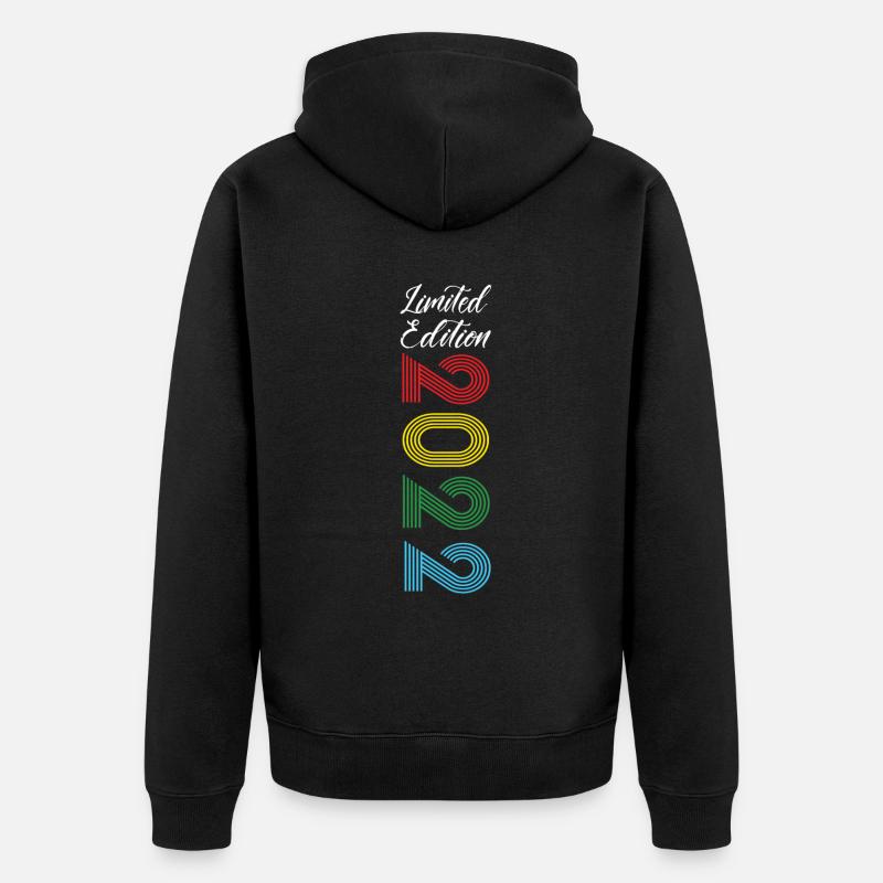 Édition limitée 2022 - Veste à capuche bio Premium Unisexe - noir