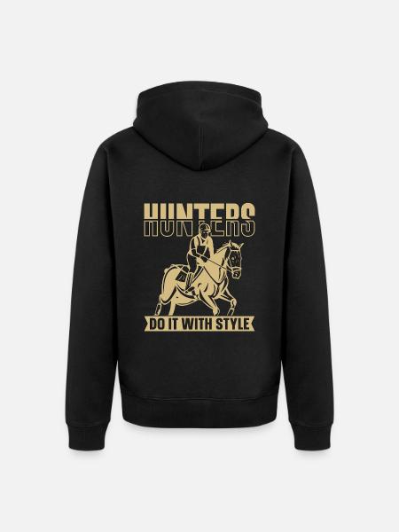 Show Jumping Hunters Do It With Equine Show Jumper - Ekologisk premiumluvjack unisex - svart
