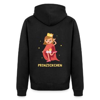 Prinzickchen Enfants Filles Filles - Veste à capuche bio Premium Unisexe - noir - Dos - Nico (187cm)