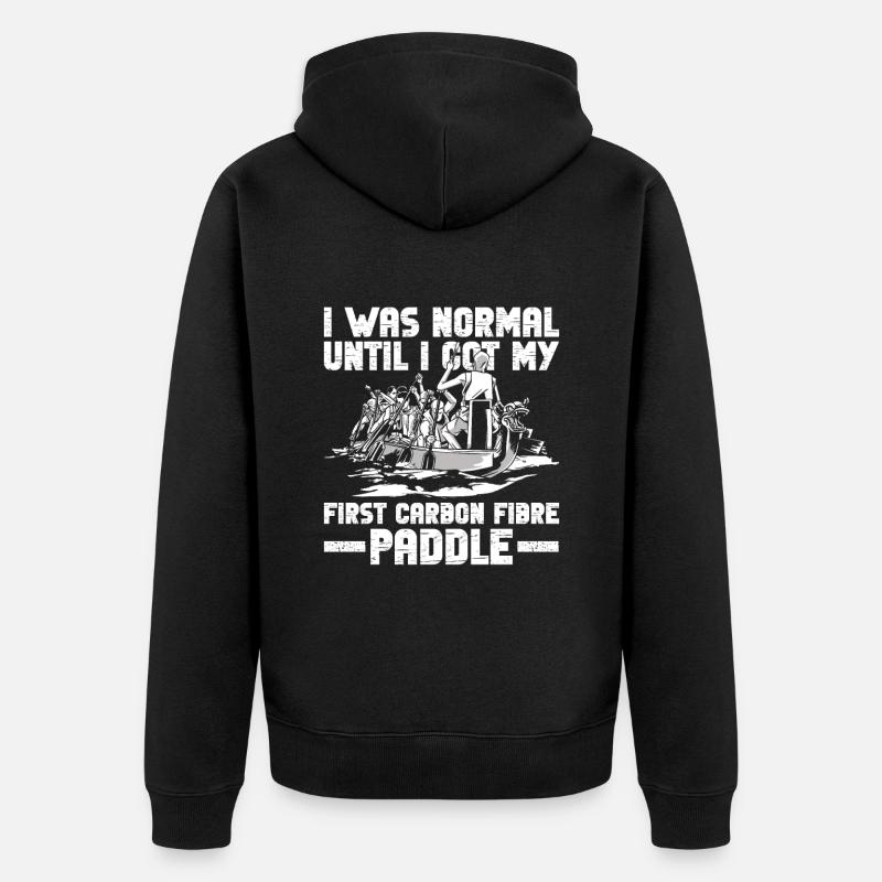 Drachenboot Und Drachenbootrennen - Veste à capuche bio Premium Unisexe - noir