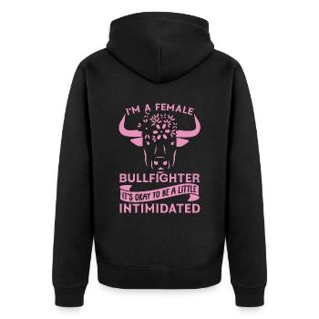 Tauromachie Je suis une torero Clown de rodéo - Veste à capuche bio Premium Unisexe - noir - Dos - Nico (187cm)